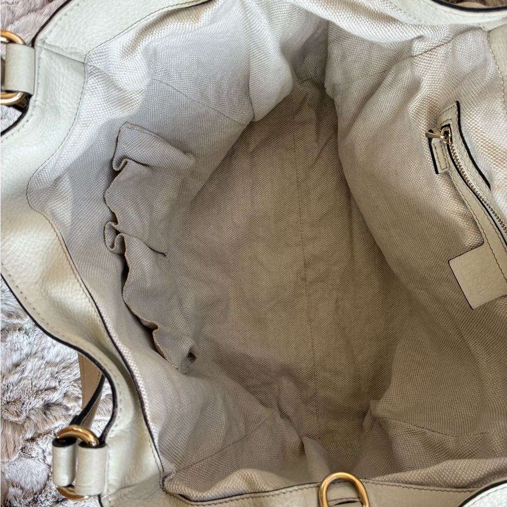 🤍 Gucci Soho Ivory Tote Bag - Picture 12 of 17